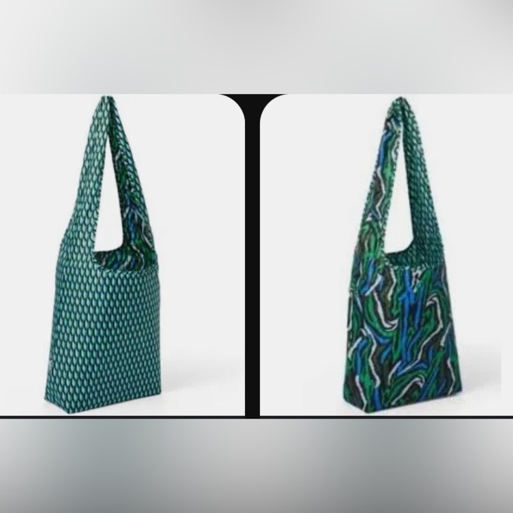 Diane Von Furstenberg beautiful reversible market/shopping tote bag crossbody